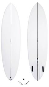 A.Lorentz Lady Twin Futures Twin Fin - Surfboard