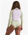 Billabong 1/1mm Salty Dayz Natural Light – Neoprenanzug mit Brustreißverschluss für Frauen