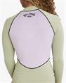 Billabong 1/1mm Salty Dayz Natural Light – Neoprenanzug mit Brustreißverschluss für Frauen