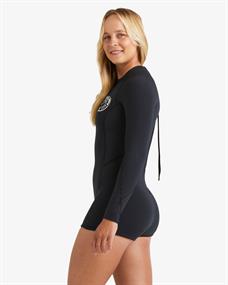 Billabong 2/2mm Spring Fever Natural – Langärmliger Springsuit mit Reißverschluss hinten für Damen