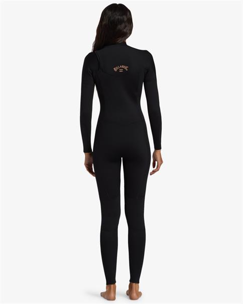 Billabong 3/2 mm Folie – Neoprenanzug mit Brustreißverschluss für Damen