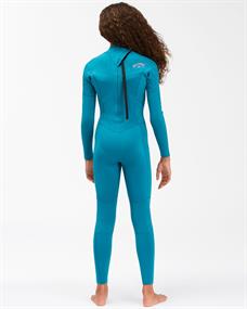 Billabong 3/2mm Synergy - Wetsuit met een Achterrits voor Teen girls