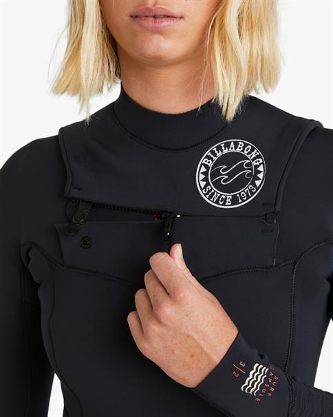Billabong 4/3 mm Salty Dayz Natural - Wetsuit met borstrits voor dames