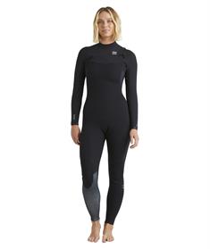 Billabong 4/3mm Furnace Natural - Dames Wetsuit met Borstrits