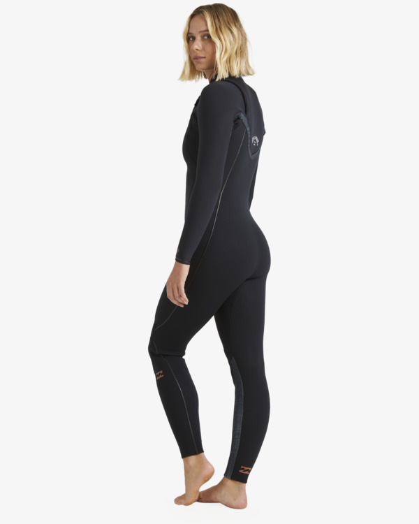 Billabong 4/3mm Furnace Natural - Dames Wetsuit met Borstrits