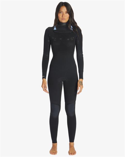 Billabong 4/3mm Salty Dayz Natural - Chest Zip Wetsuit for Women