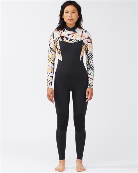 Billabong 4/3mm Salty Dayz - Wetsuit met een Borstrits voor Dames