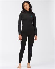 Billabong 4/3mm Synergy - Wetsuit met een Achterrits voor Dames