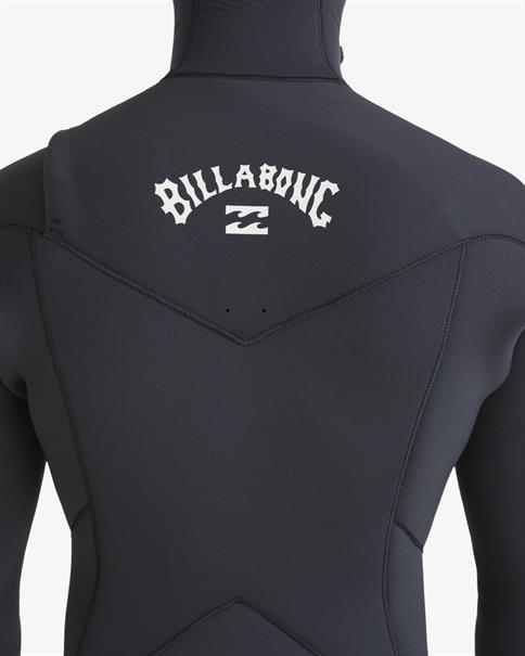 Billabong 5/4mm Absolute Natural - Mens Chest Zip Hooded Winter Wetsuit