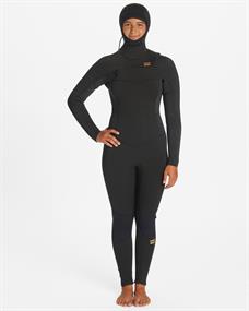 Billabong 5/4mm Synergy - Wetsuit met een borstrits en capuchon voor Dames