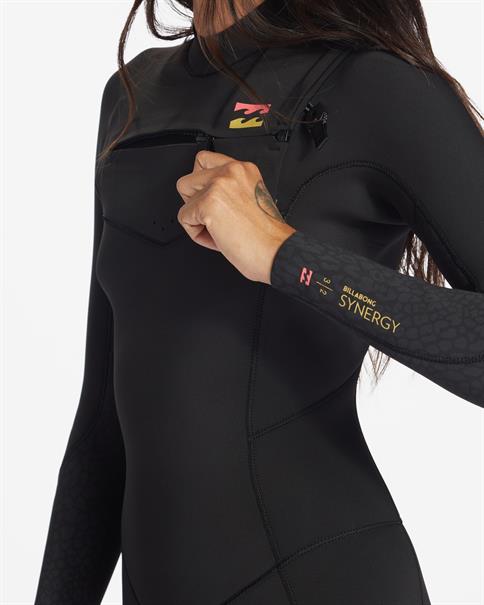 Billabong 5/4mm Synergy - Wetsuit met een Borstrits voor Dames