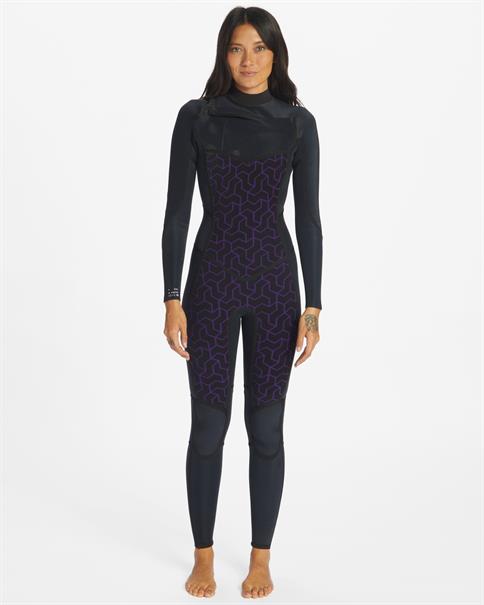 Billabong 5/4mm Synergy - Wetsuit met een Borstrits voor Dames