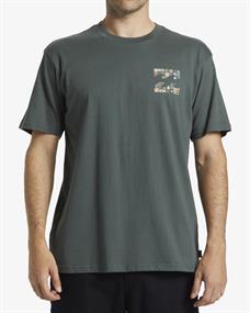 Billabong Crayon Wave - Men Surf Lifestyle Short Sleeve Scre