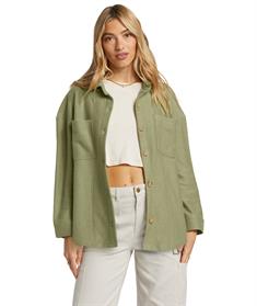 Billabong Everytime Shack - Women Surf Lifestyle Button Flee