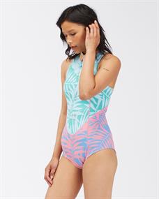 Billabong Salty Days - Dames Wetsuit Shorti Zonder Mouwen