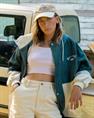 Billabong Set The Tone - Corduroy jack met capuchon voor dames