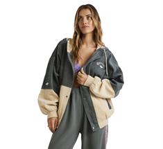 Billabong Set The Tone - Corduroy jack met capuchon voor dames