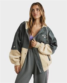 Billabong Set The Tone - Corduroy jack met capuchon voor dames