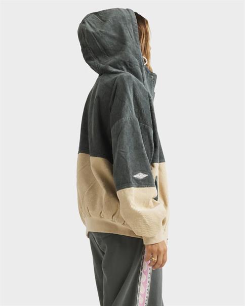 Billabong Set The Tone - Corduroy jack met capuchon voor dames