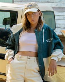 Billabong Set The Tone – Cordjacke mit Kapuze für Damen