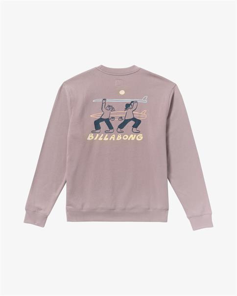 Billabong Split The Peak - Mens Surf Lifestyle Fleece Sweater