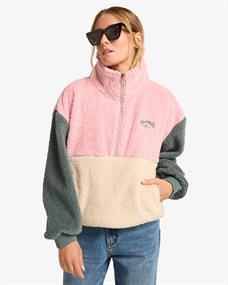 Billabong Time Off - Half Zip Pullover Sweatshirt for Women