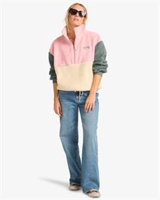 Billabong Time Off - Half Zip Pullover Sweatshirt for Women