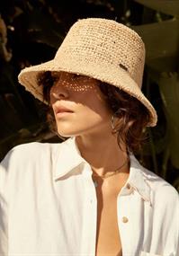 Brixton ELLEE STRAW BUCKET HAT