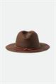 Brixton WESLEY STRAW PACKABLE FEDORA