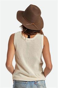 Brixton WESLEY STRAW PACKABLE FEDORA