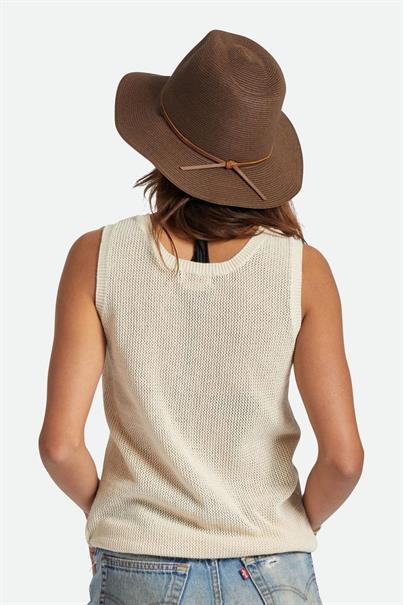 Brixton WESLEY STRAW PACKABLE FEDORA
