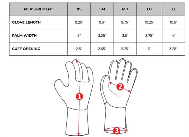 Buell  - 5mm 5 Finger Glove - Surf Gloves