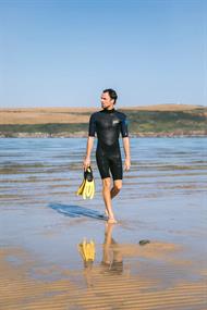 C-Skins Element 3:2 Back Zip - Heren Shorty wetsuit met korte mouwen
