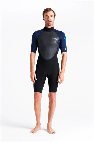 C-Skins Element 3:2 Back Zip - Heren Shorty wetsuit met korte mouwen