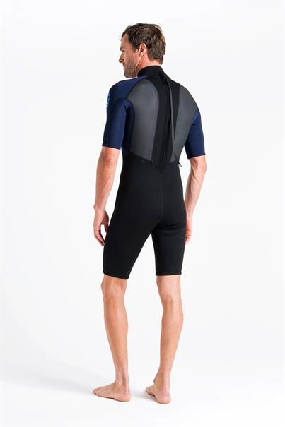 C-Skins Element 3:2 Back Zip - Heren Shorty wetsuit met korte mouwen