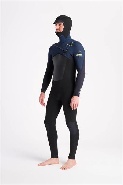 C-Skins NuWave ReWired 5:4 Heren GBS Chest Zip Hooded Steamer