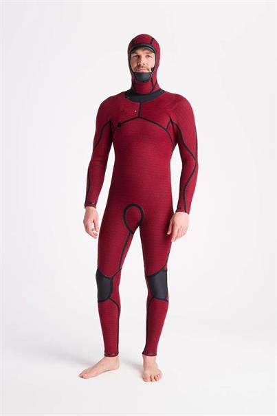 C-Skins NuWave ReWired 5:4 Heren GBS Chest Zip Hooded Steamer