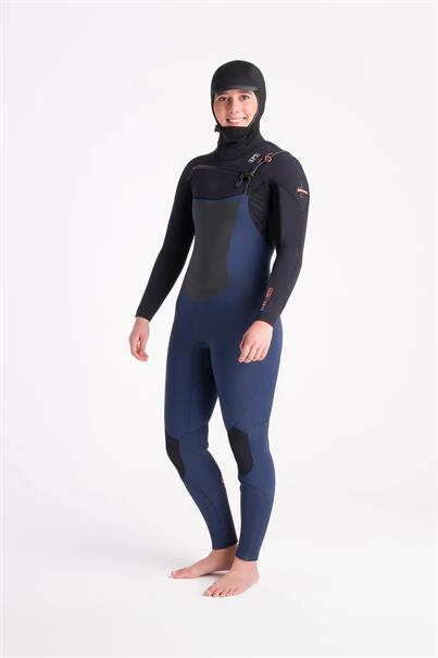 C-Skins NuWave ReWired 6:5 Dames GBS Chest Zip Hooded Steamer