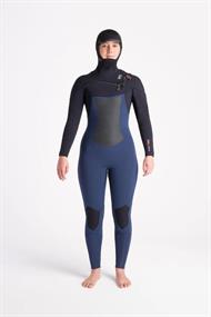 C-Skins NuWave ReWired 6:5 Womens GBS Chest Zip Hooded Steamer
