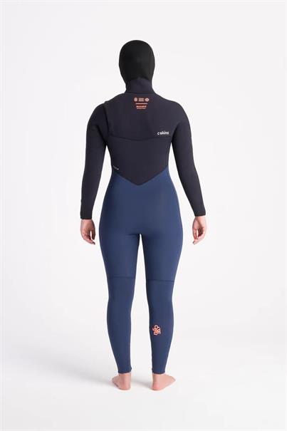 C-Skins NuWave ReWired 6:5 Womens GBS Chest Zip Hooded Steamer