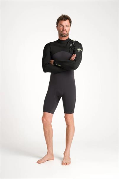 C-Skins NuWave Session Lite 2:2 Chest Zip Long Sleeve Springsuit