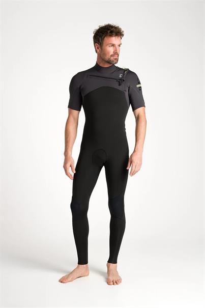 C-Skins NuWave Session Lite 2:2 Heren Chest Zip korte mouwen Steamer