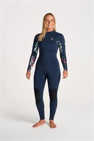 C-Skins NuWave Solace 4:3 Dames Back Zip Steamer