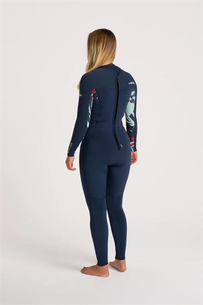 C-Skins NuWave Solace 4:3 Dames Back Zip Steamer
