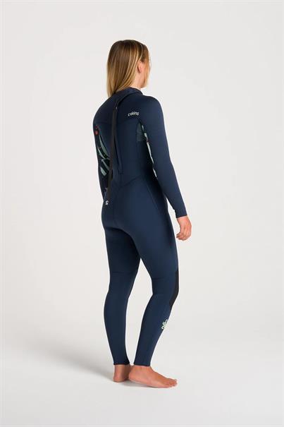 C-Skins NuWave Solace 4:3 Dames Back Zip Steamer