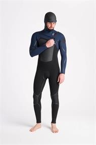 C-Skins NuWave Wired 5:4 Herren LQS Chest Zip Hooded Steamer