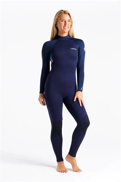 C-Skins Surflite 4/3mm GBS Back Zip Steamer Dames Wetsuit