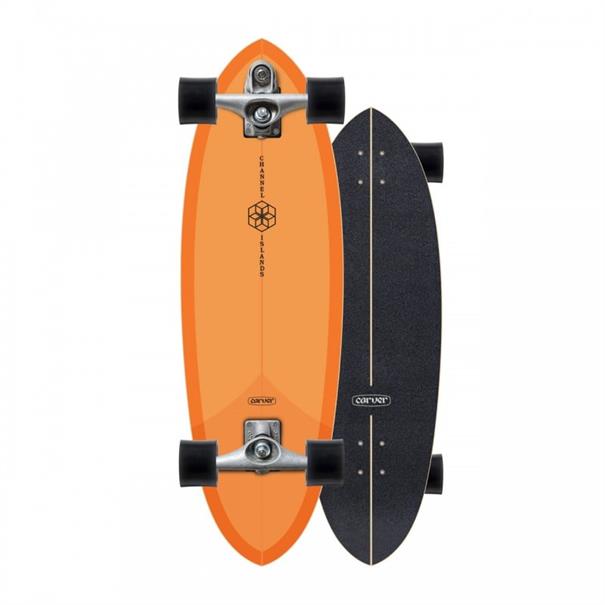 Carver CI Mid Orange 32" C7 Surf Skate Complete