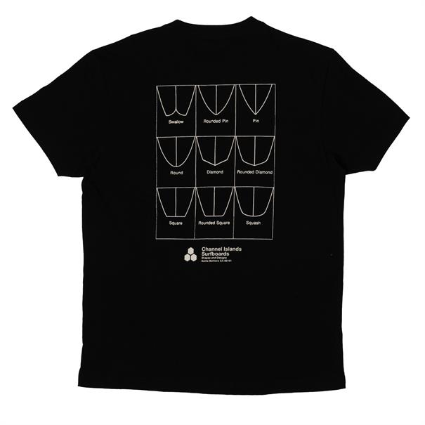 Channel Islands Tailz - Mens Short Sleeve T-shirt