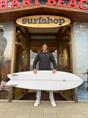Chris Christenson Long Phish - Glass On Twin Fin - Surfboard